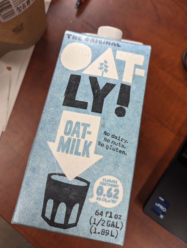 An image of Oat milk