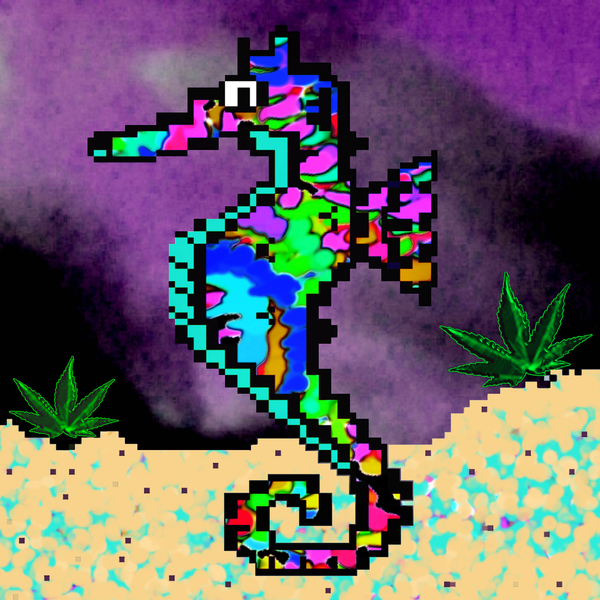 An image of Acid Seahorse #154