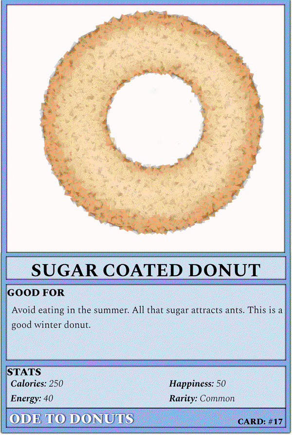 An image of #17 - Sugar Coated Donut (ANI)