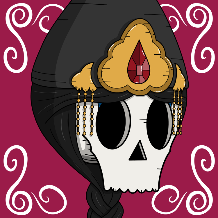 Image of Mrs Jolly "KK" - Skull