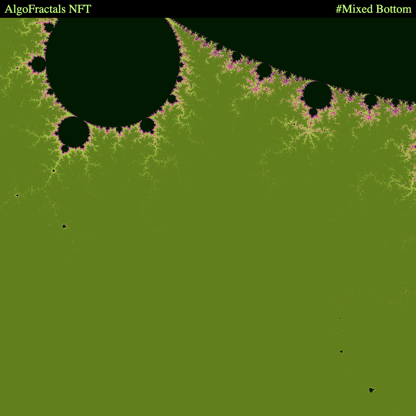 AlgoFractal #Mixed Bottom NFT on Algorand