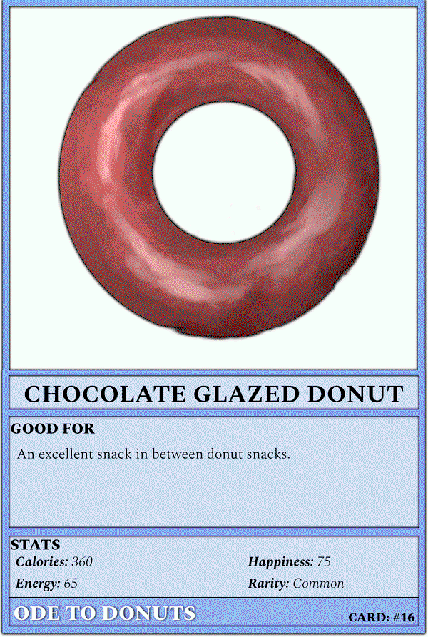 An image of #16 - Chocolate Glazed (ANI)