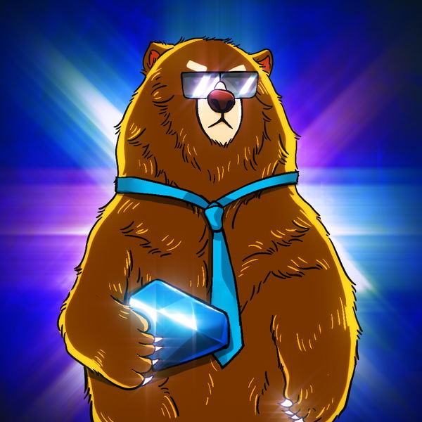 Image of (#056) Beary the GEMs Holder