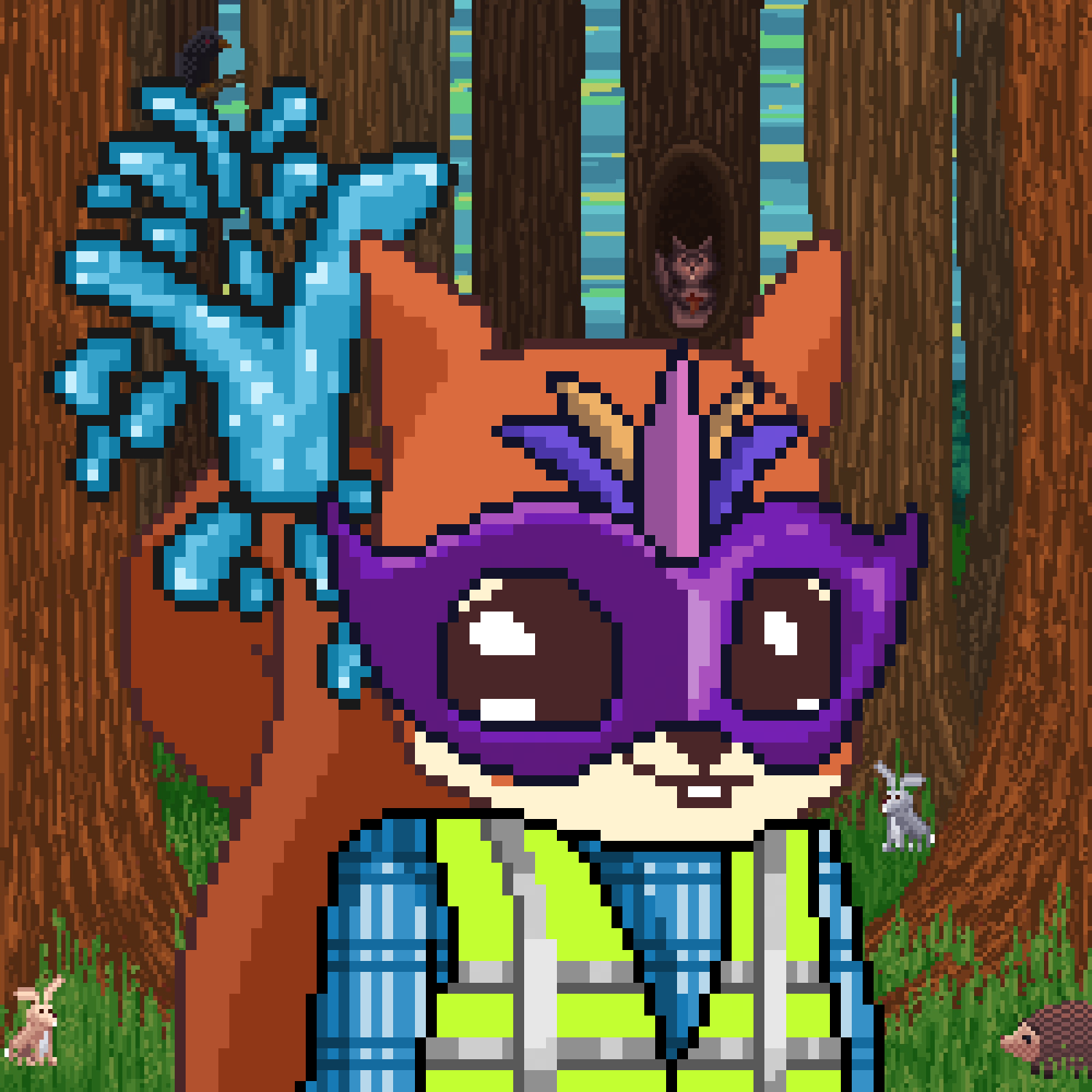 Pixel Squirrels #1417 NFT on Algorand