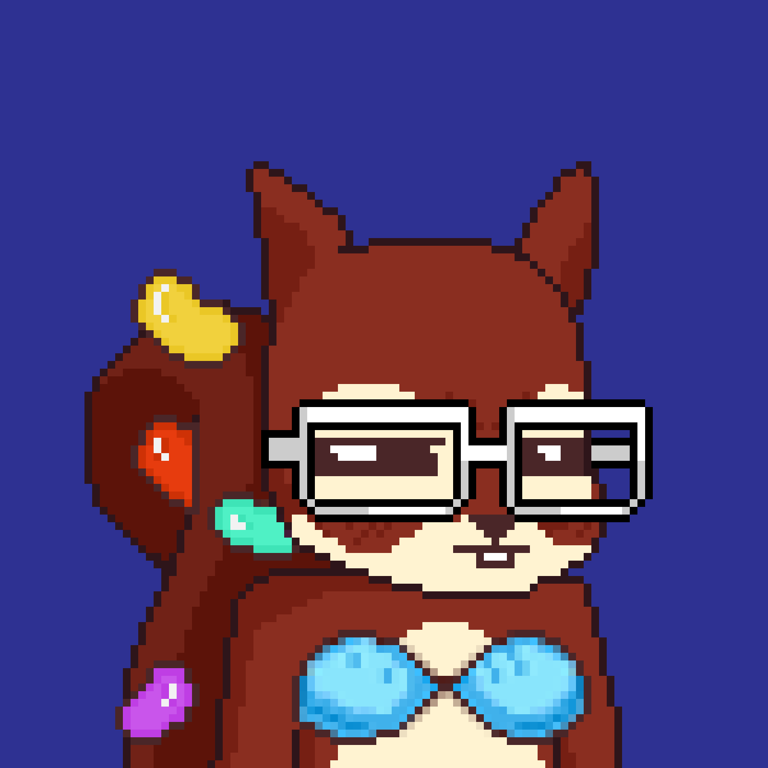 Pixel Squirrels #177 NFT on Algorand