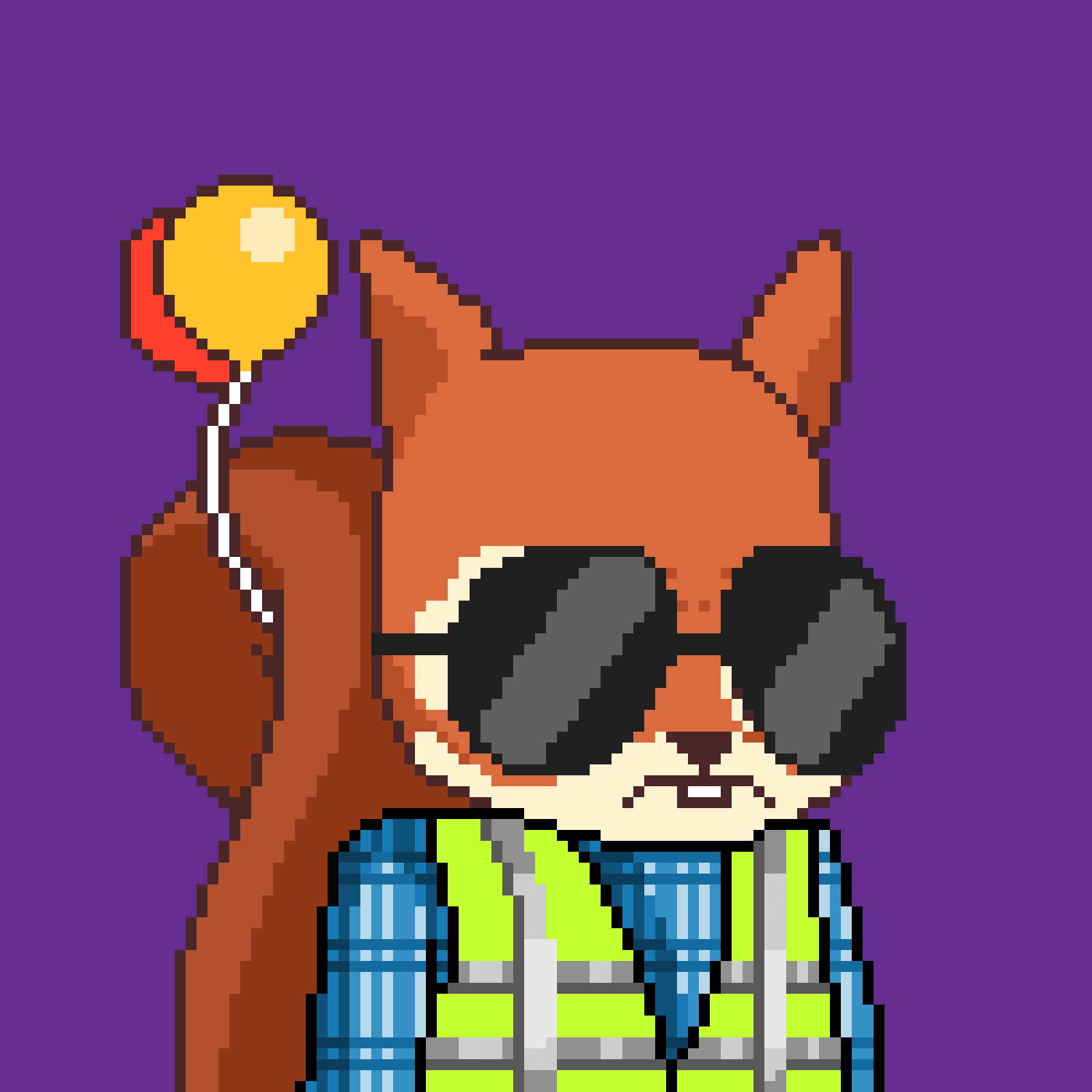 Pixel Squirrels #2045 NFT on Algorand