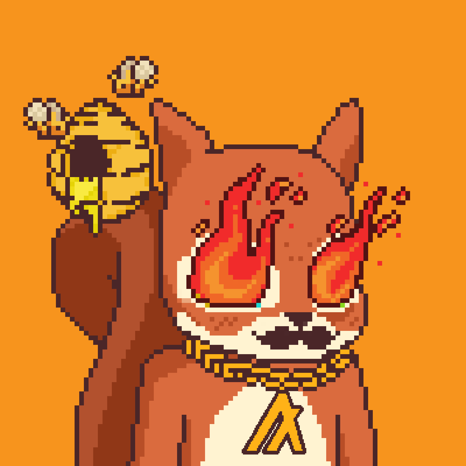 Pixel Squirrels #2142 NFT on Algorand