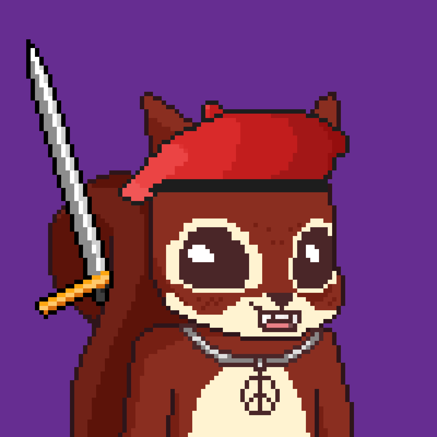 Pixel Squirrels #250 NFT on Algorand