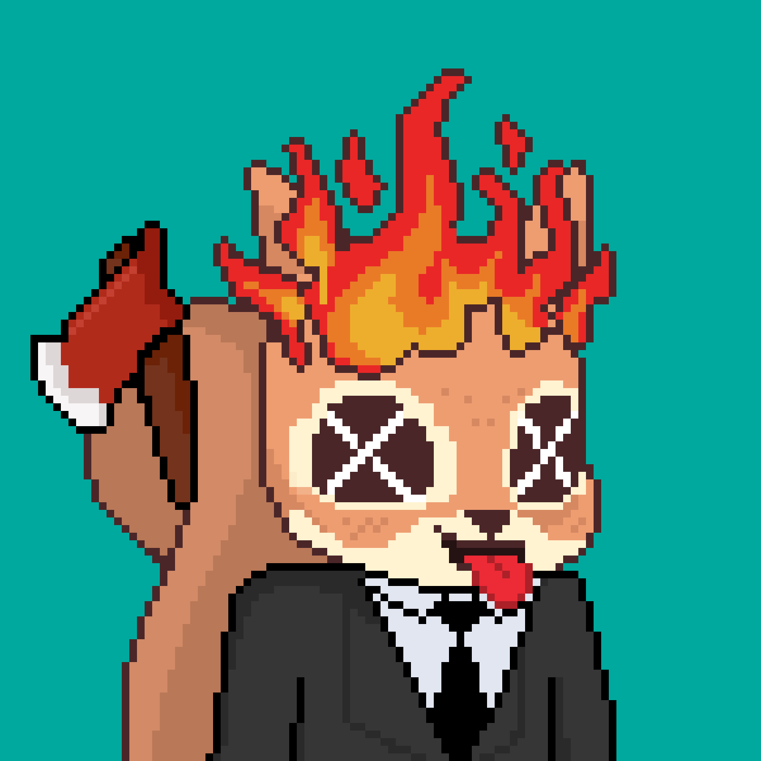 Pixel Squirrels #2665 NFT on Algorand
