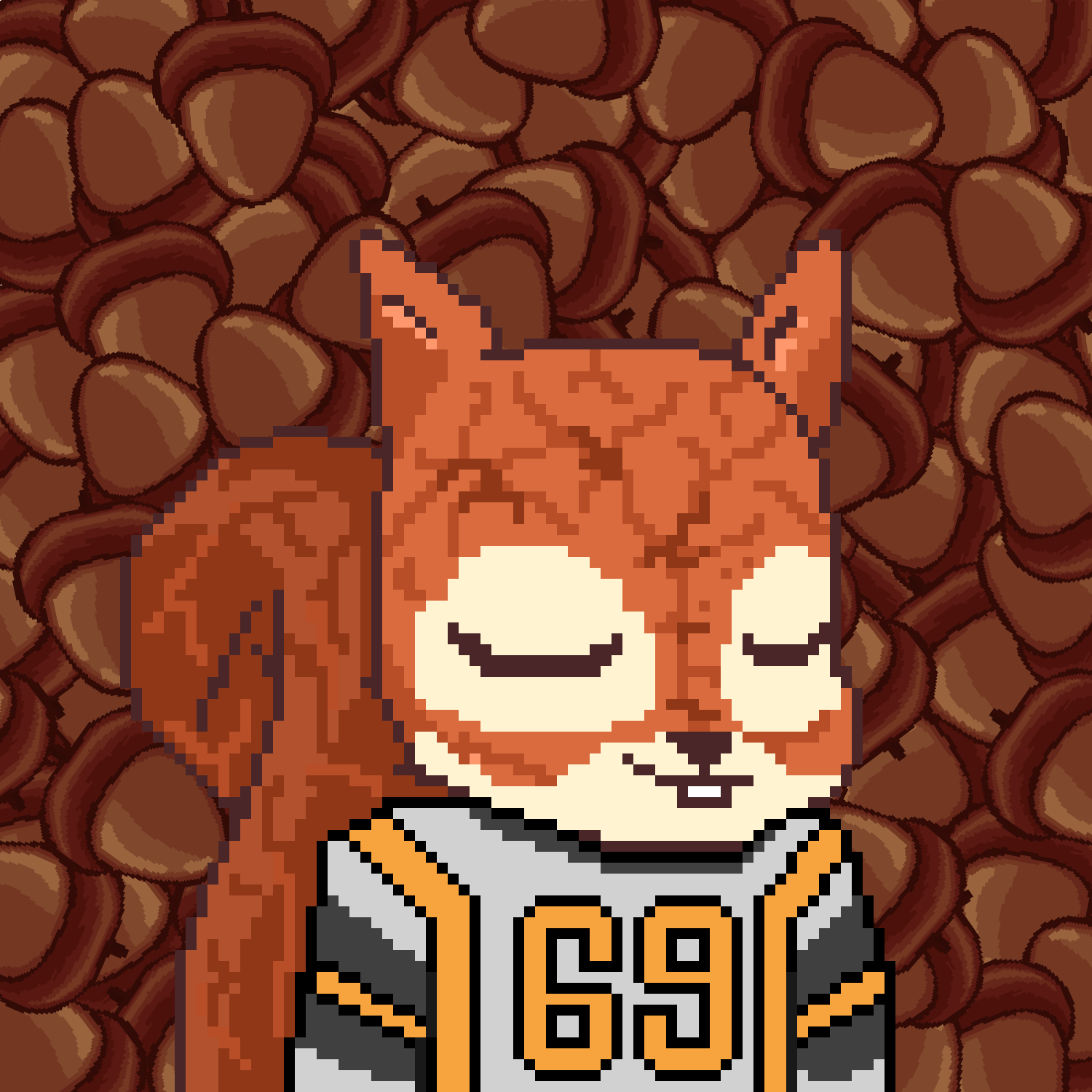 Pixel Squirrels #2728 NFT on Algorand
