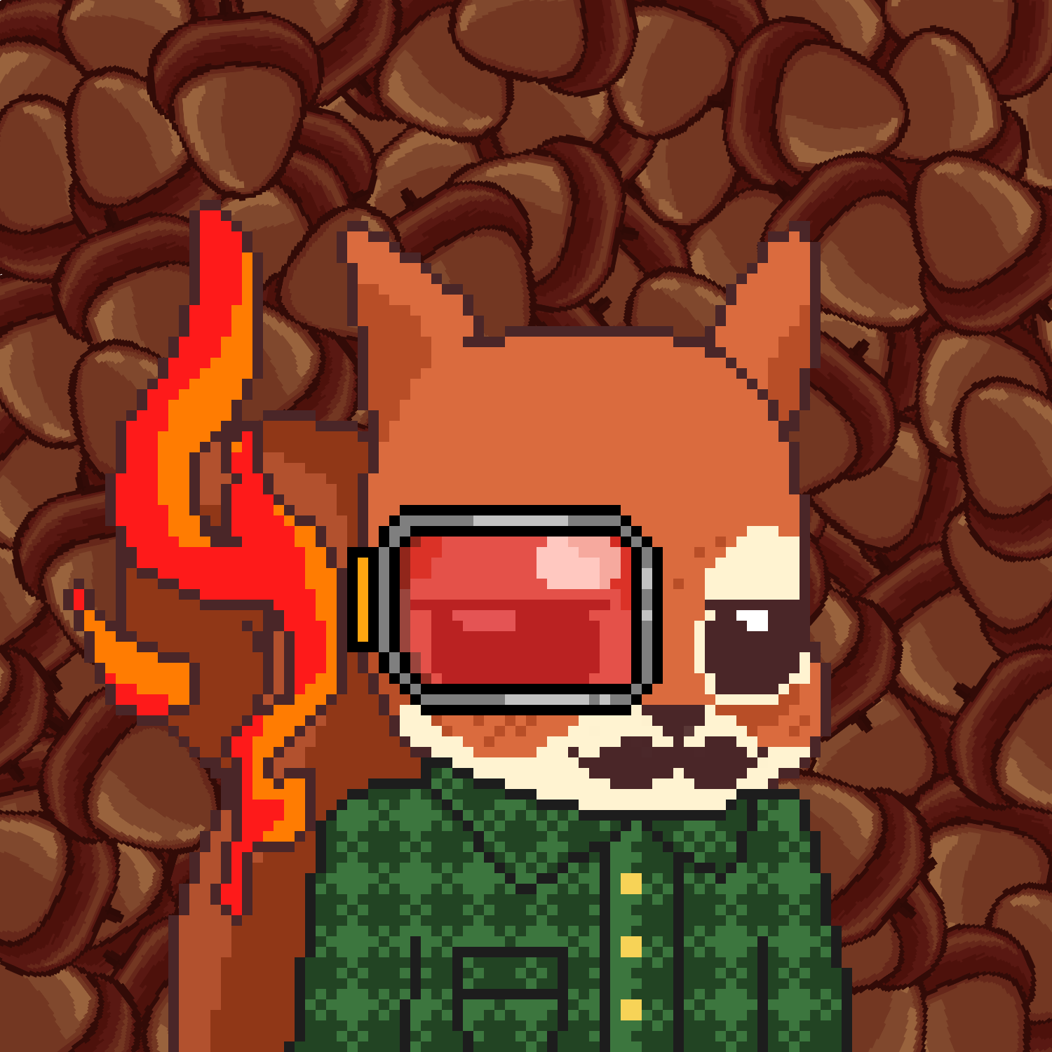 Pixel Squirrels #3044 NFT on Algorand