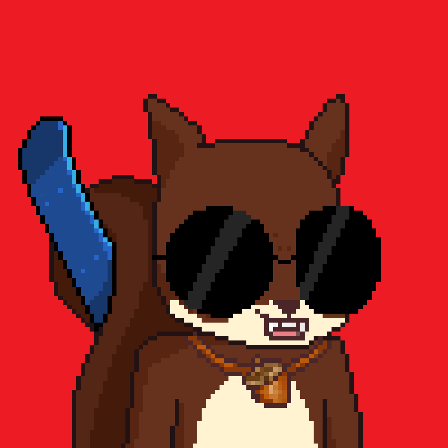 Pixel Squirrels #3160 NFT on Algorand