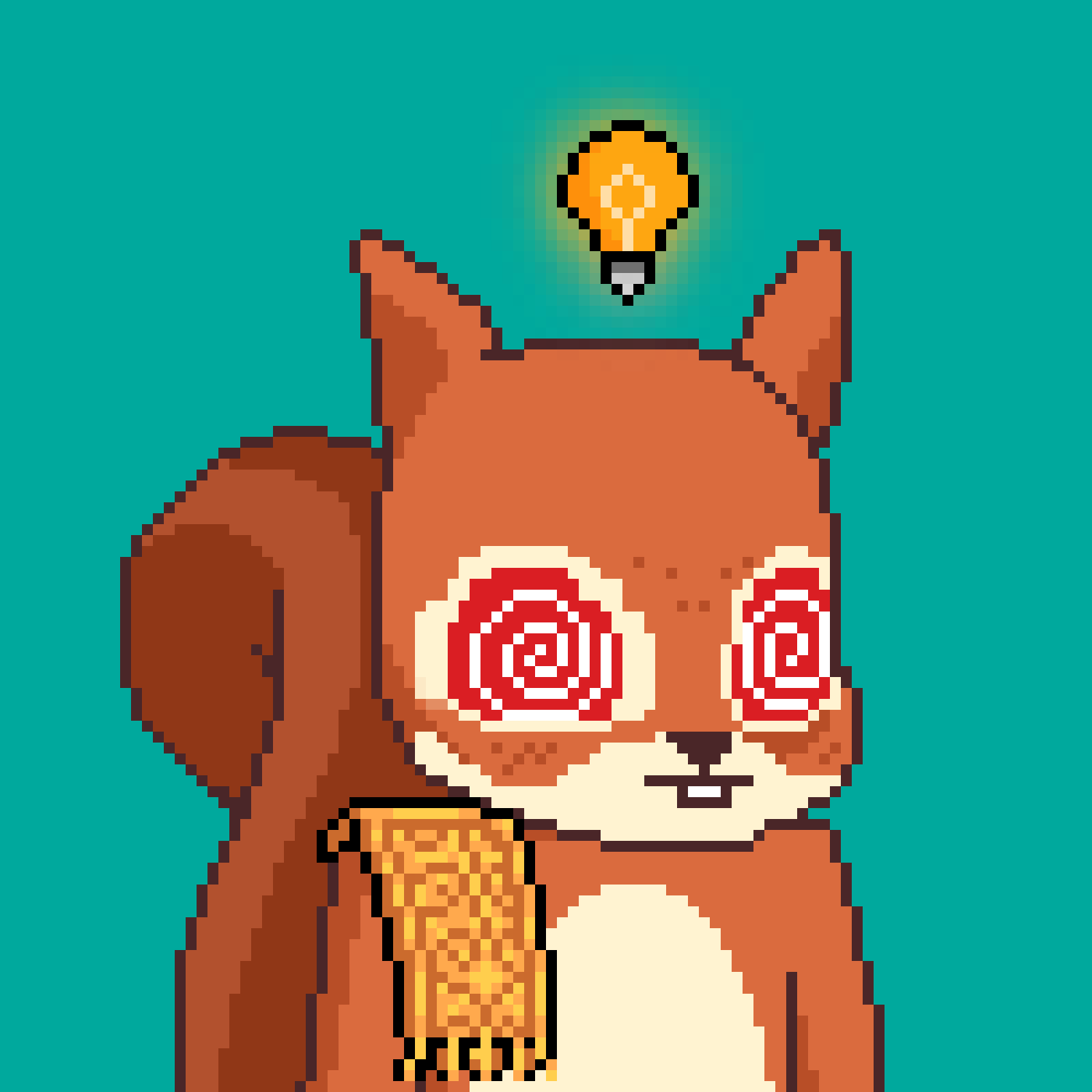 Pixel Squirrels #3275 NFT on Algorand