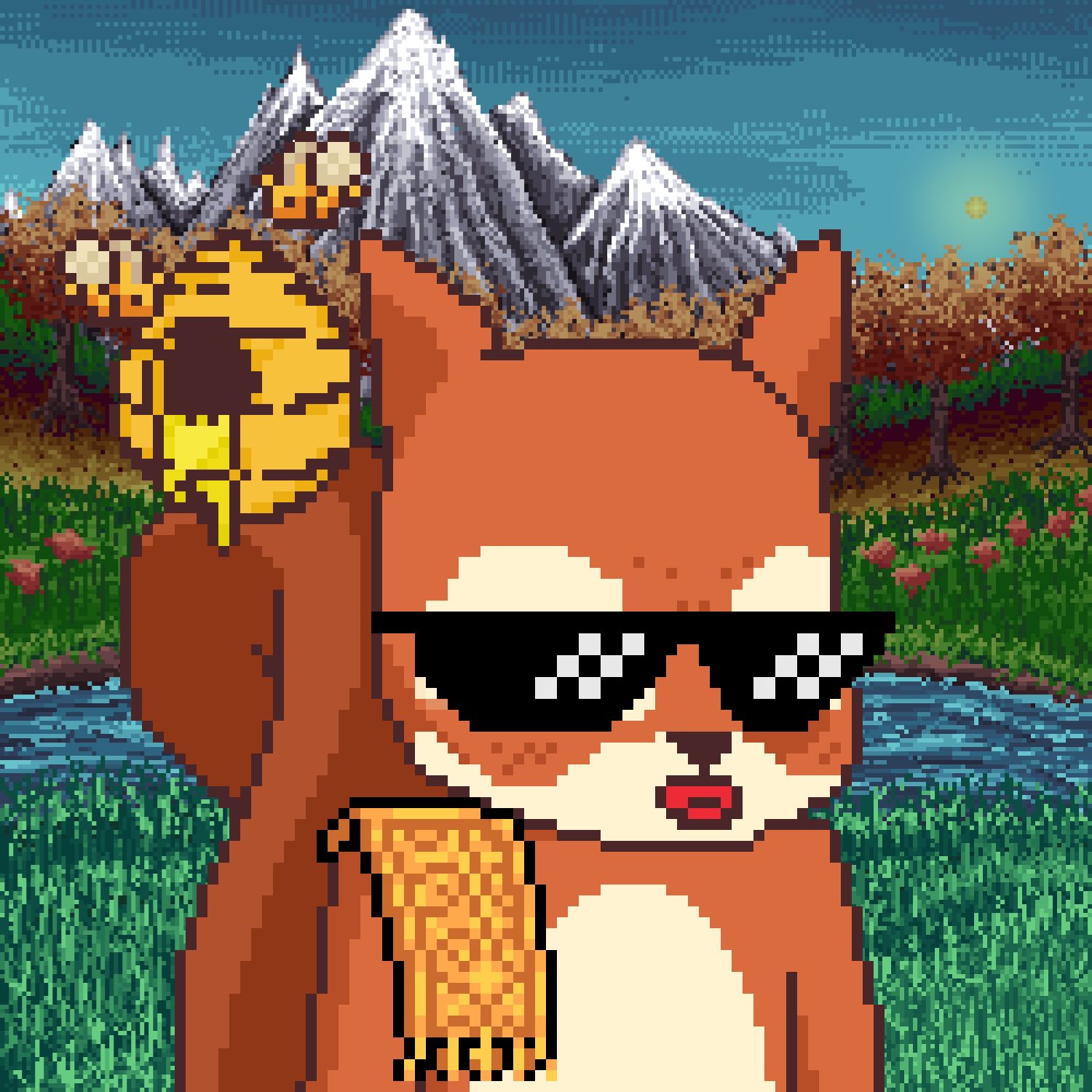Pixel Squirrels #339 NFT on Algorand