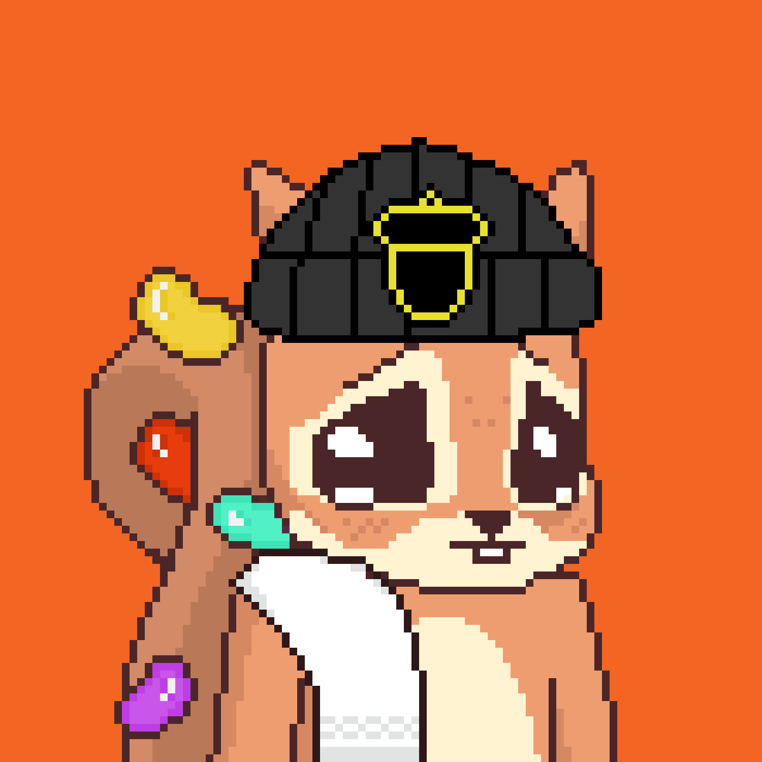 Pixel Squirrels #3704 NFT on Algorand