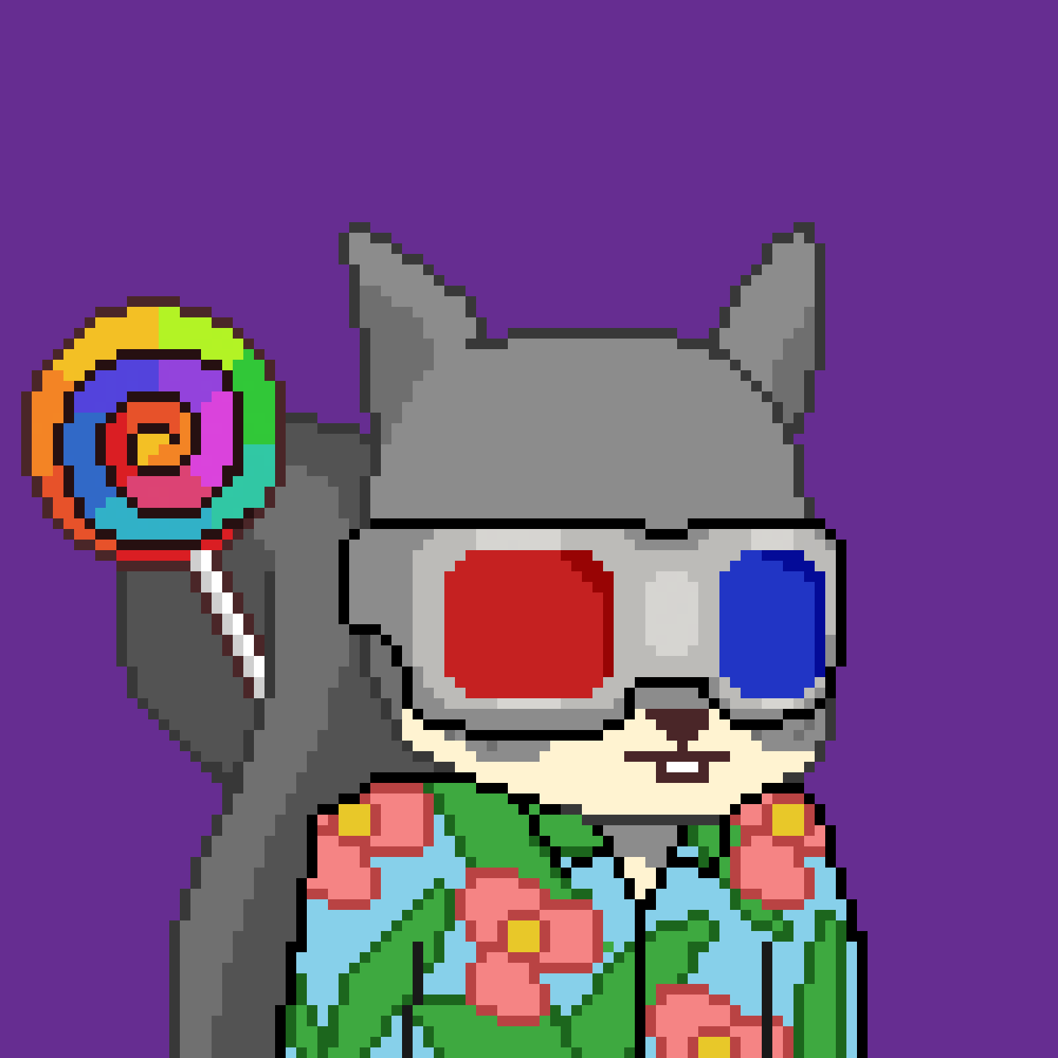 Pixel Squirrels #3777 NFT on Algorand