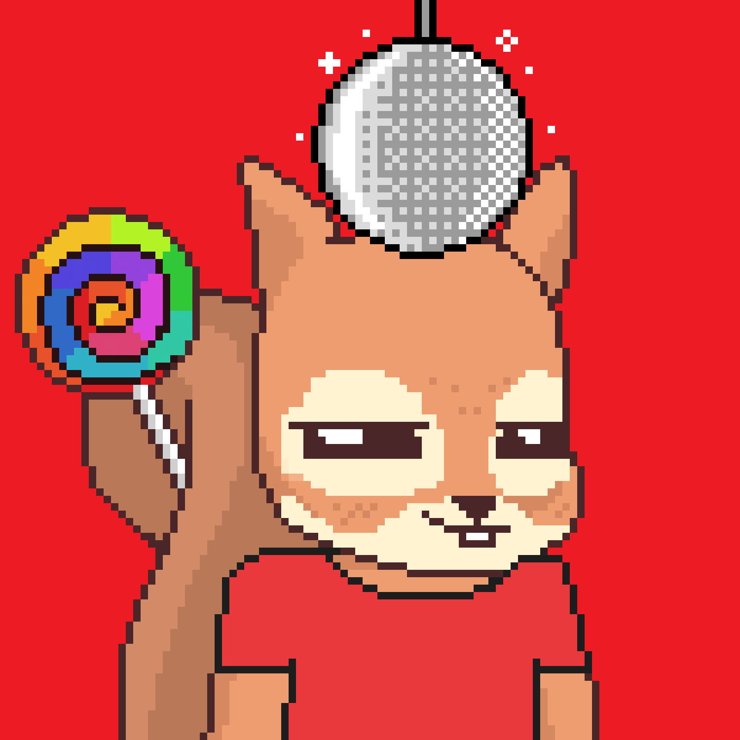 Pixel Squirrels #3858 NFT on Algorand