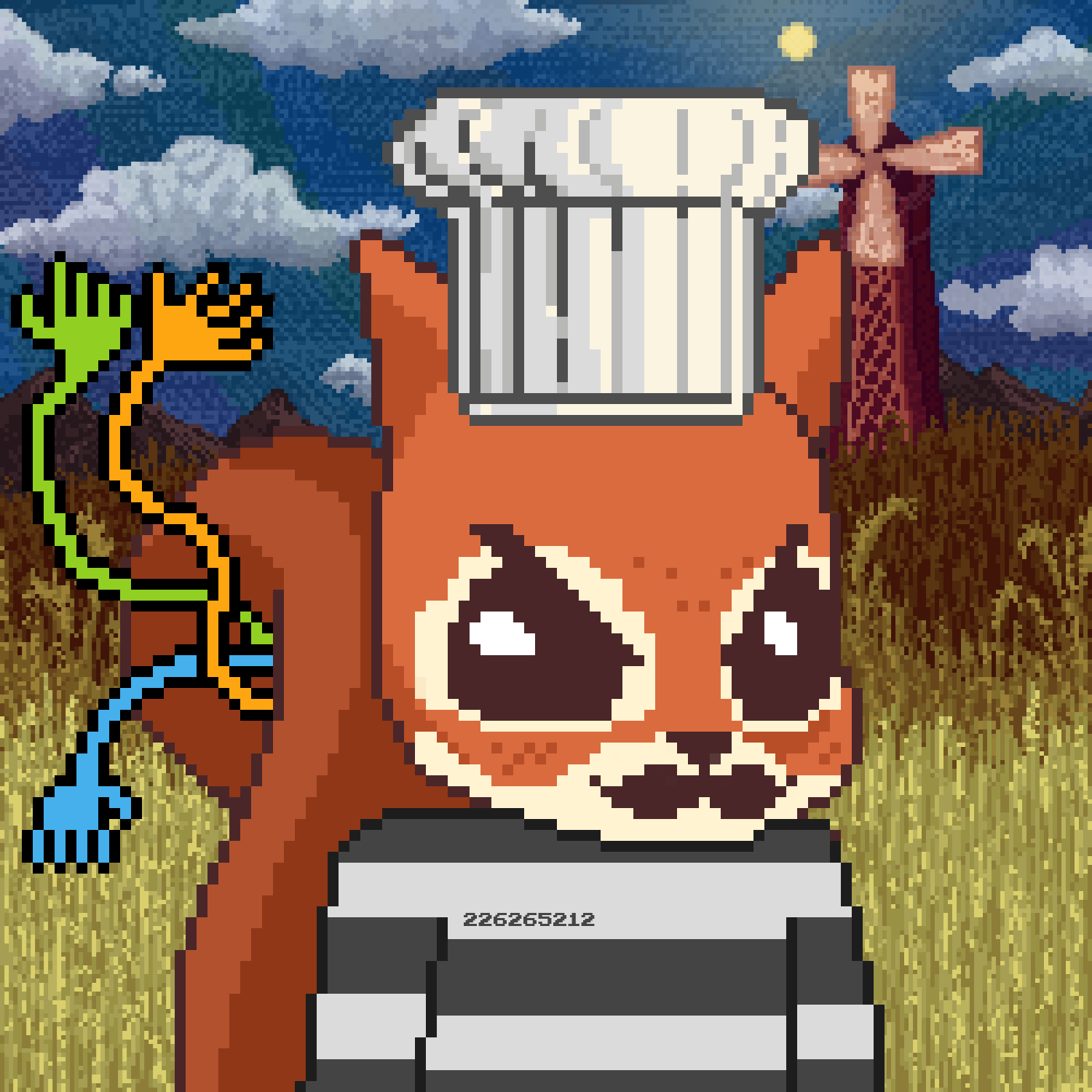 Pixel Squirrels #3927 NFT on Algorand