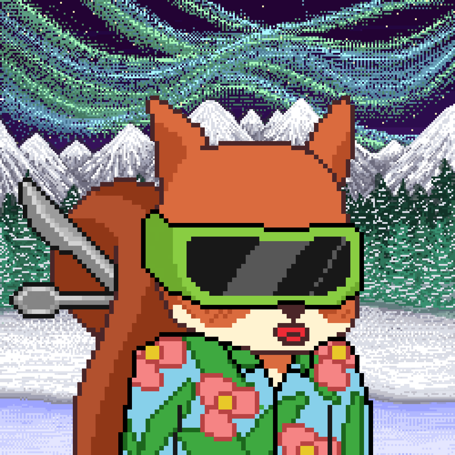 Pixel Squirrels #3955 NFT on Algorand