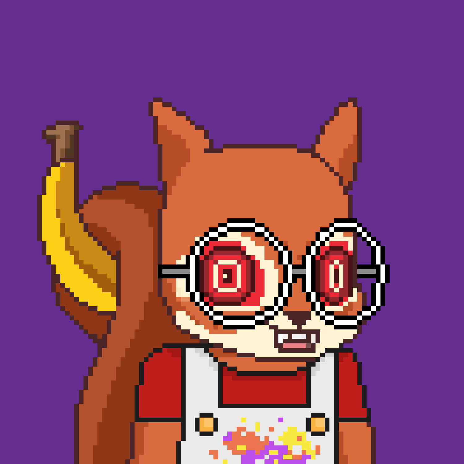Pixel Squirrels #3986 NFT on Algorand
