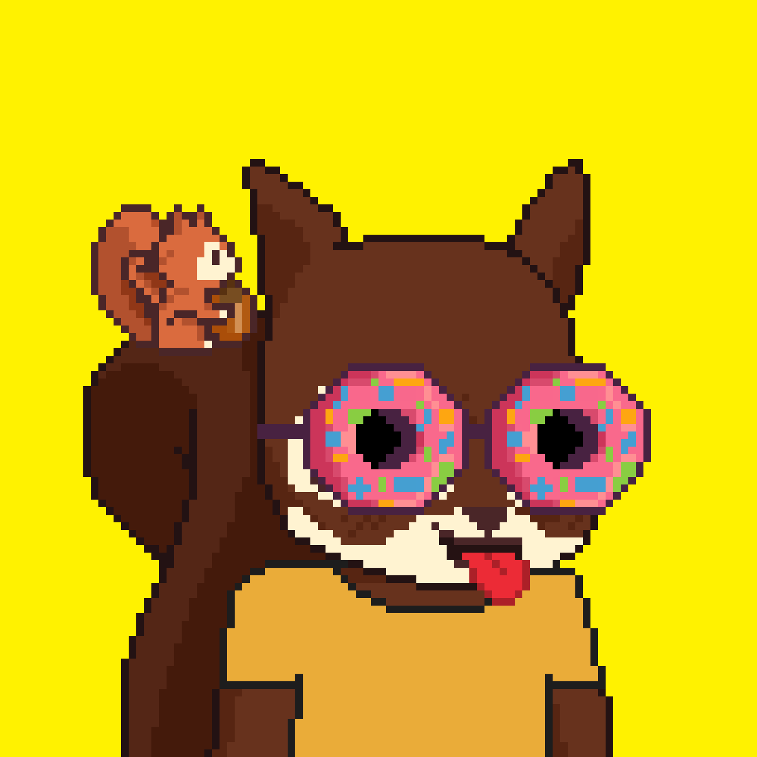 Pixel Squirrels #4113 NFT on Algorand