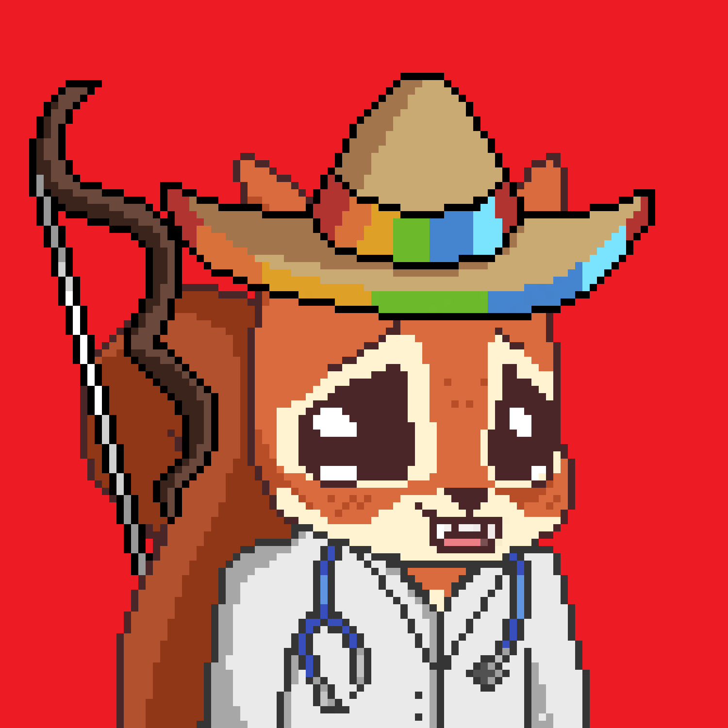 Pixel Squirrels #418 NFT on Algorand