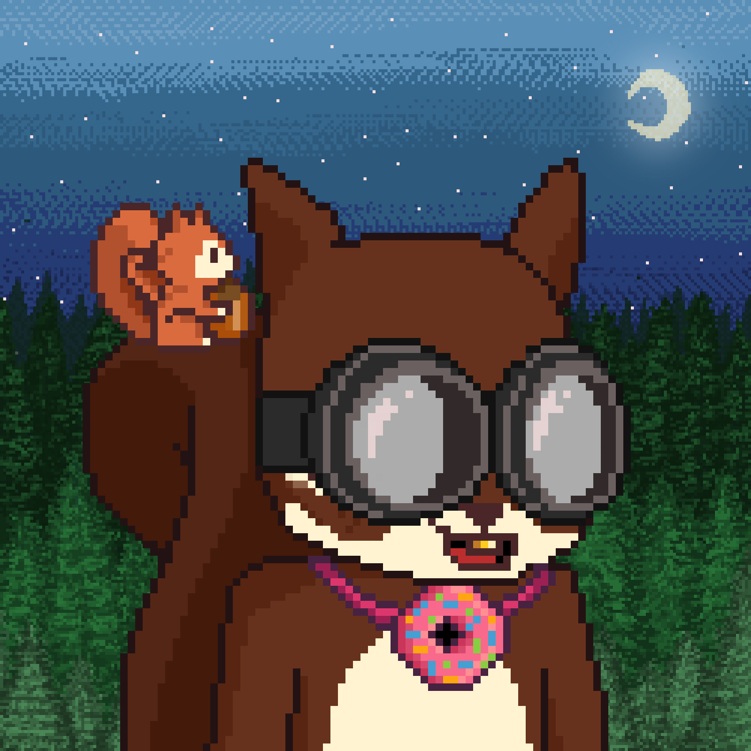 Pixel Squirrels #4208 NFT on Algorand