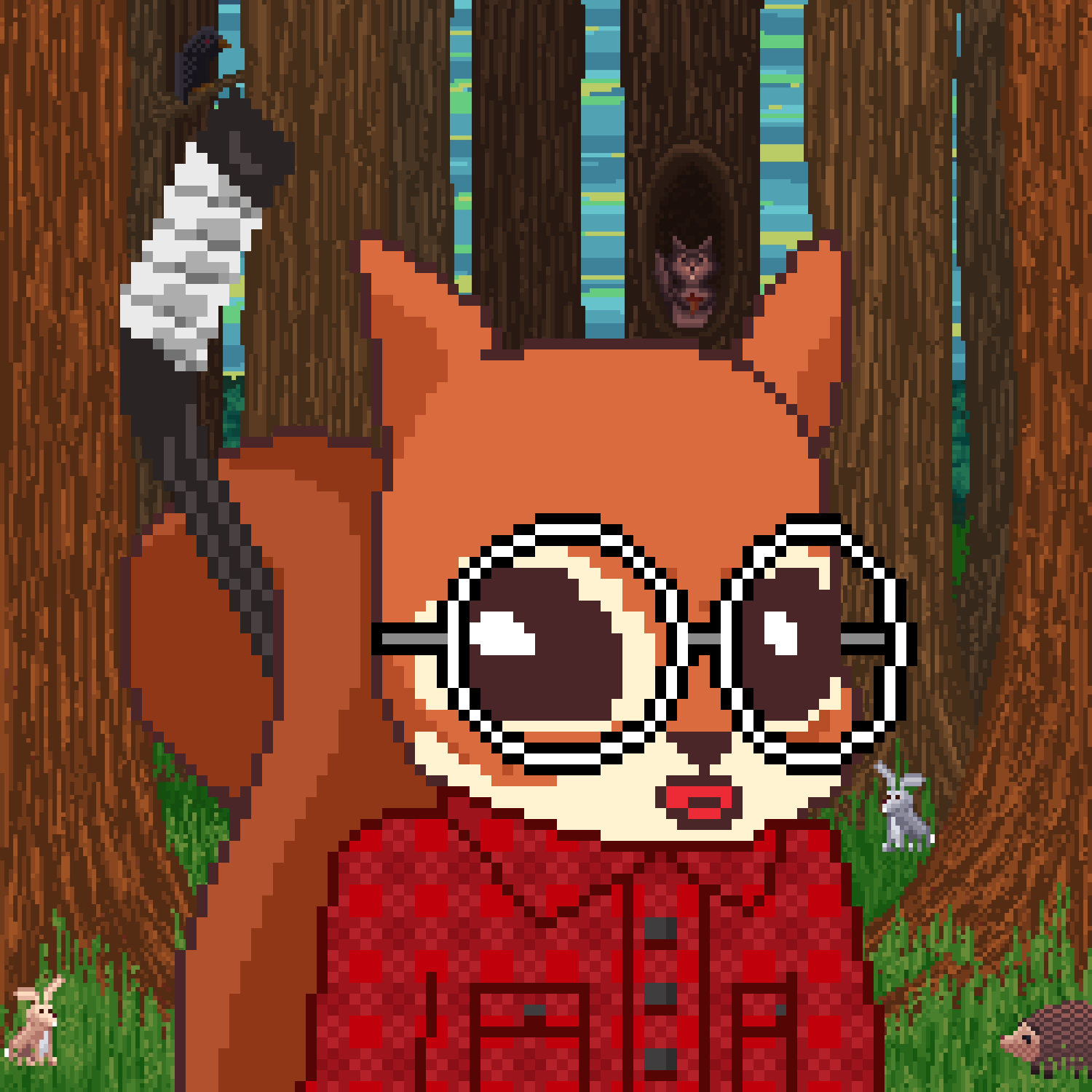 Pixel Squirrels #4340 NFT on Algorand