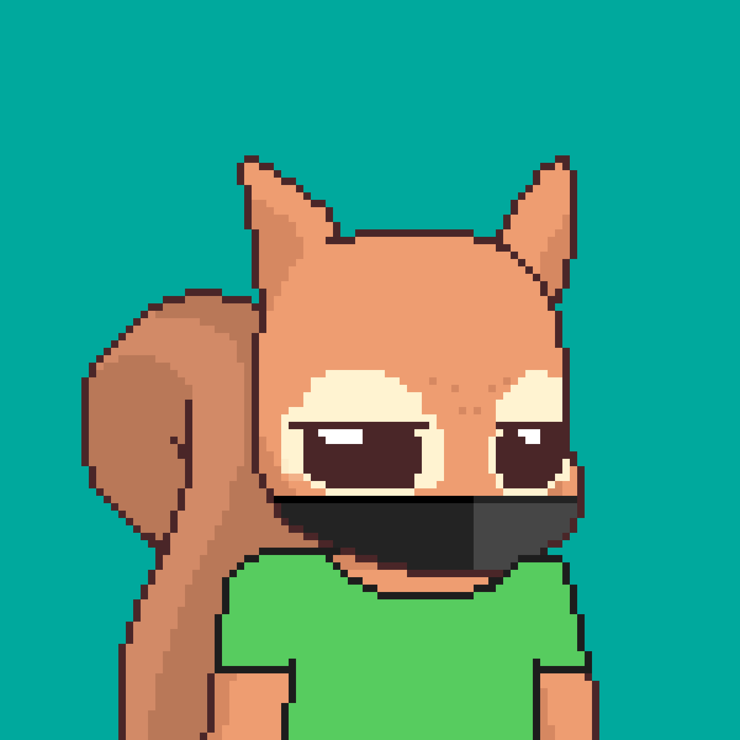 Pixel Squirrels #4443 NFT on Algorand