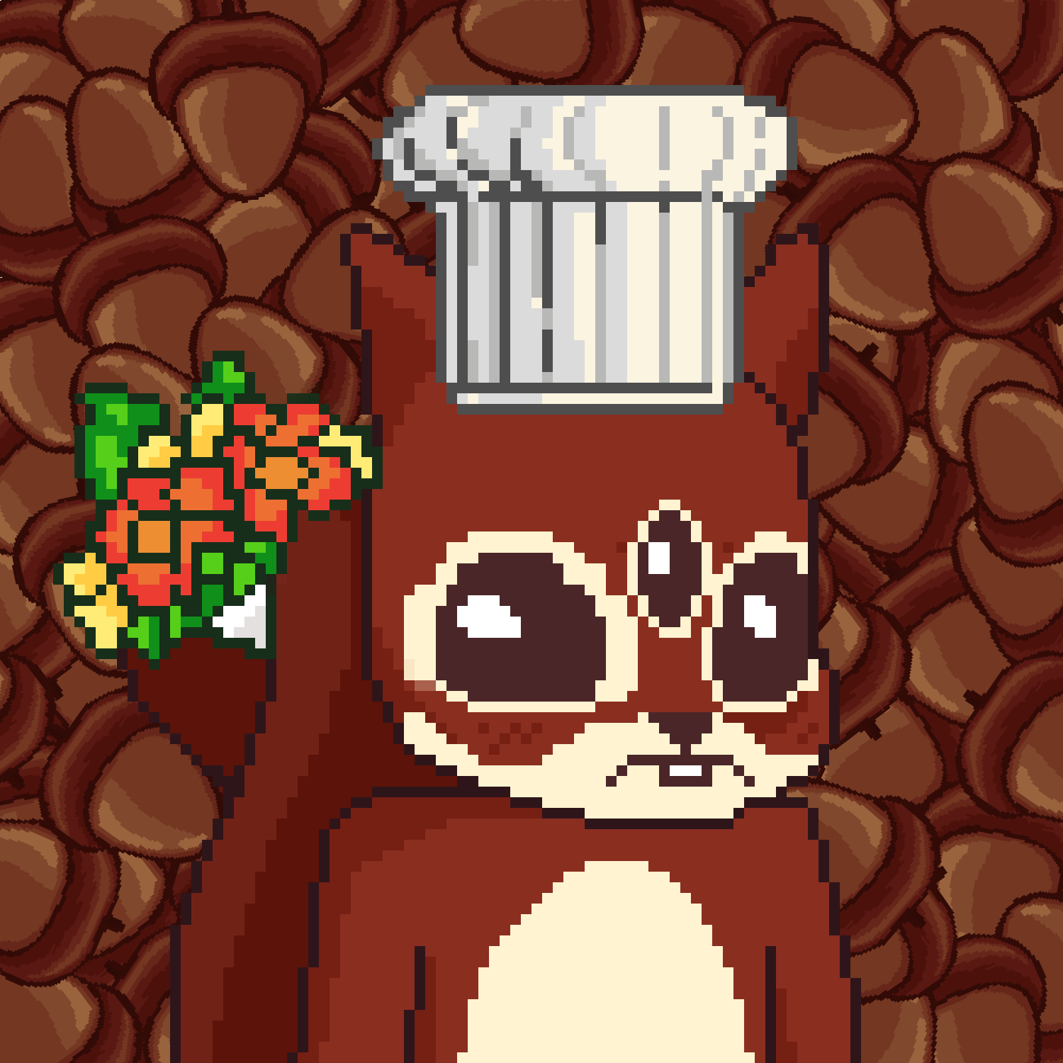 Pixel Squirrels #4715 NFT on Algorand
