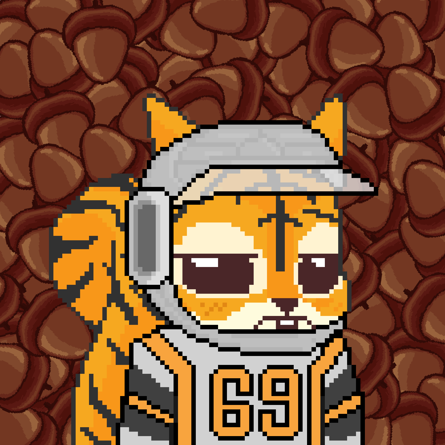 Pixel Squirrels #4734 NFT on Algorand