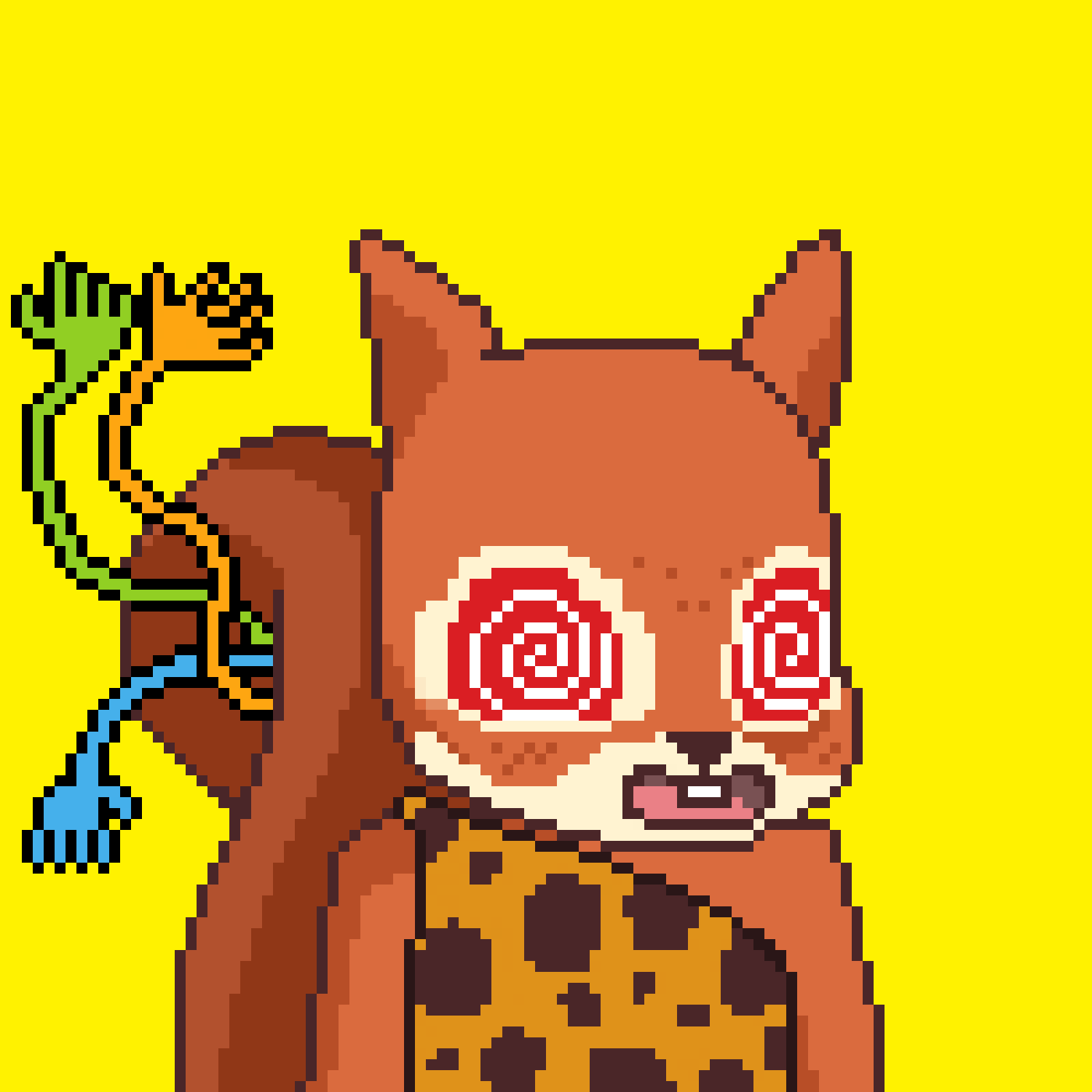 Pixel Squirrels #4893 NFT on Algorand