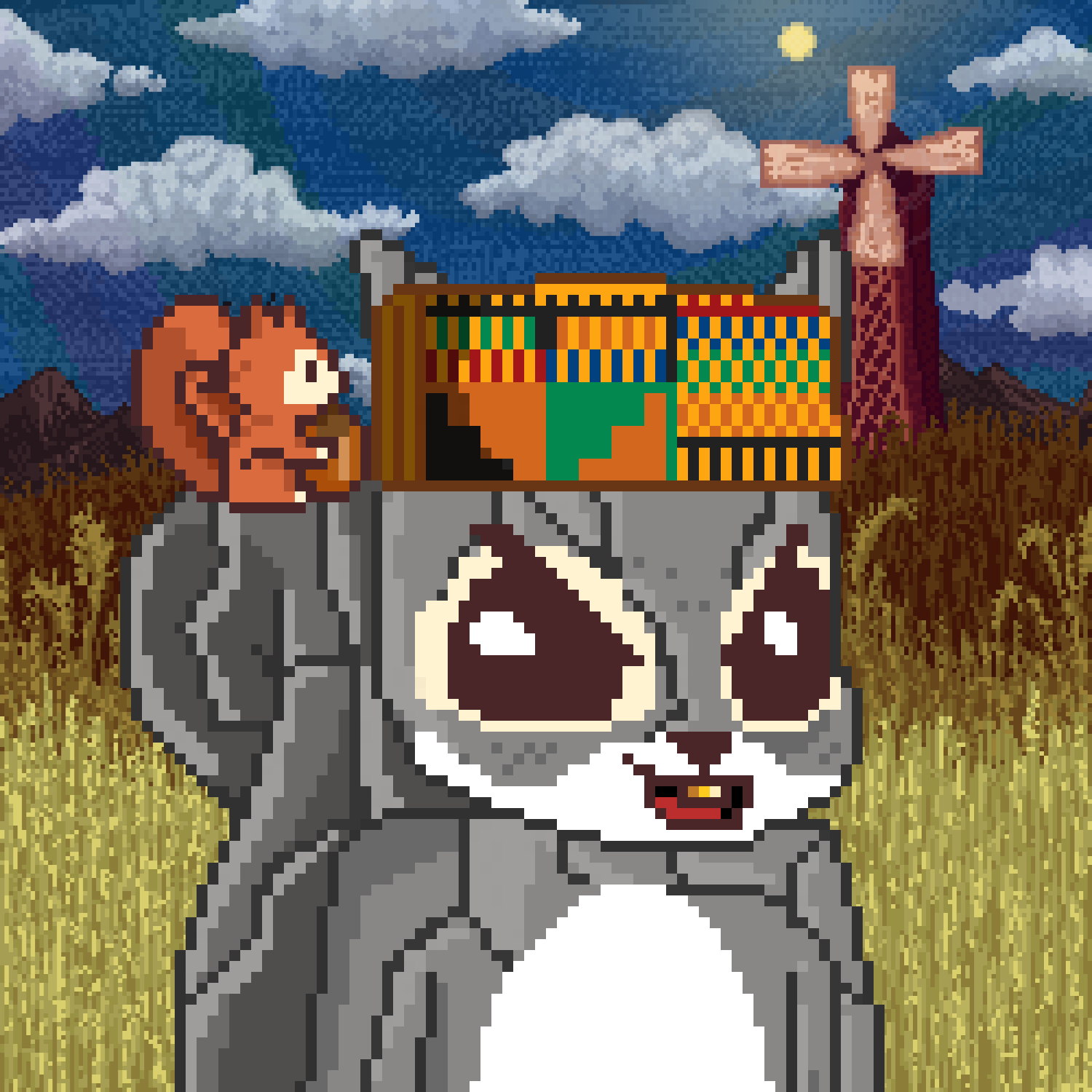 Pixel Squirrels #495 NFT on Algorand