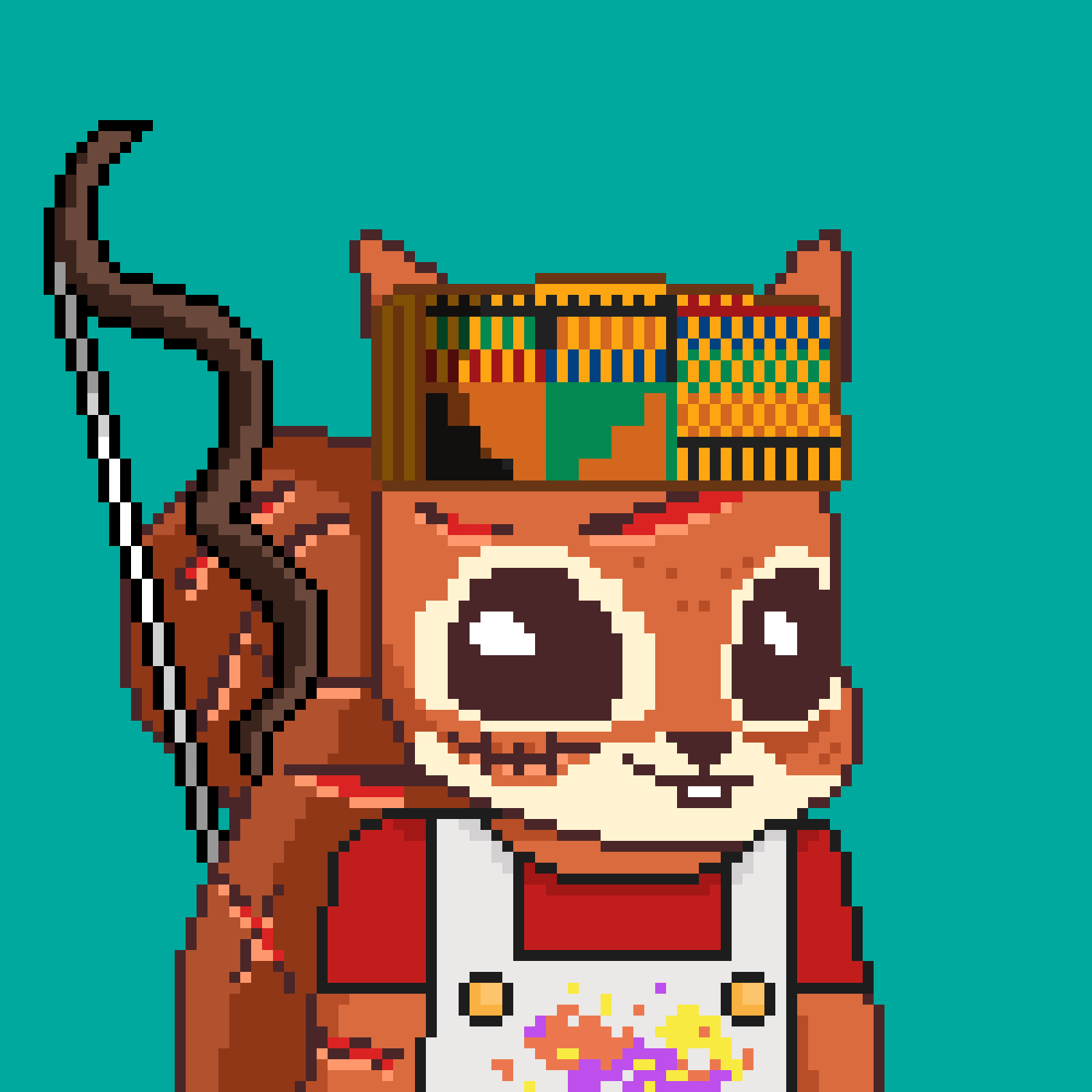 Pixel Squirrels #4959 NFT on Algorand