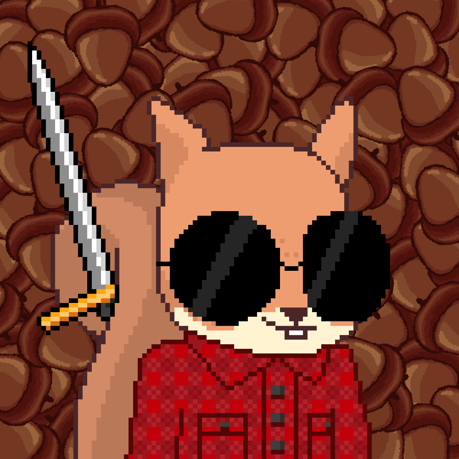 Pixel Squirrels #5425 NFT on Algorand