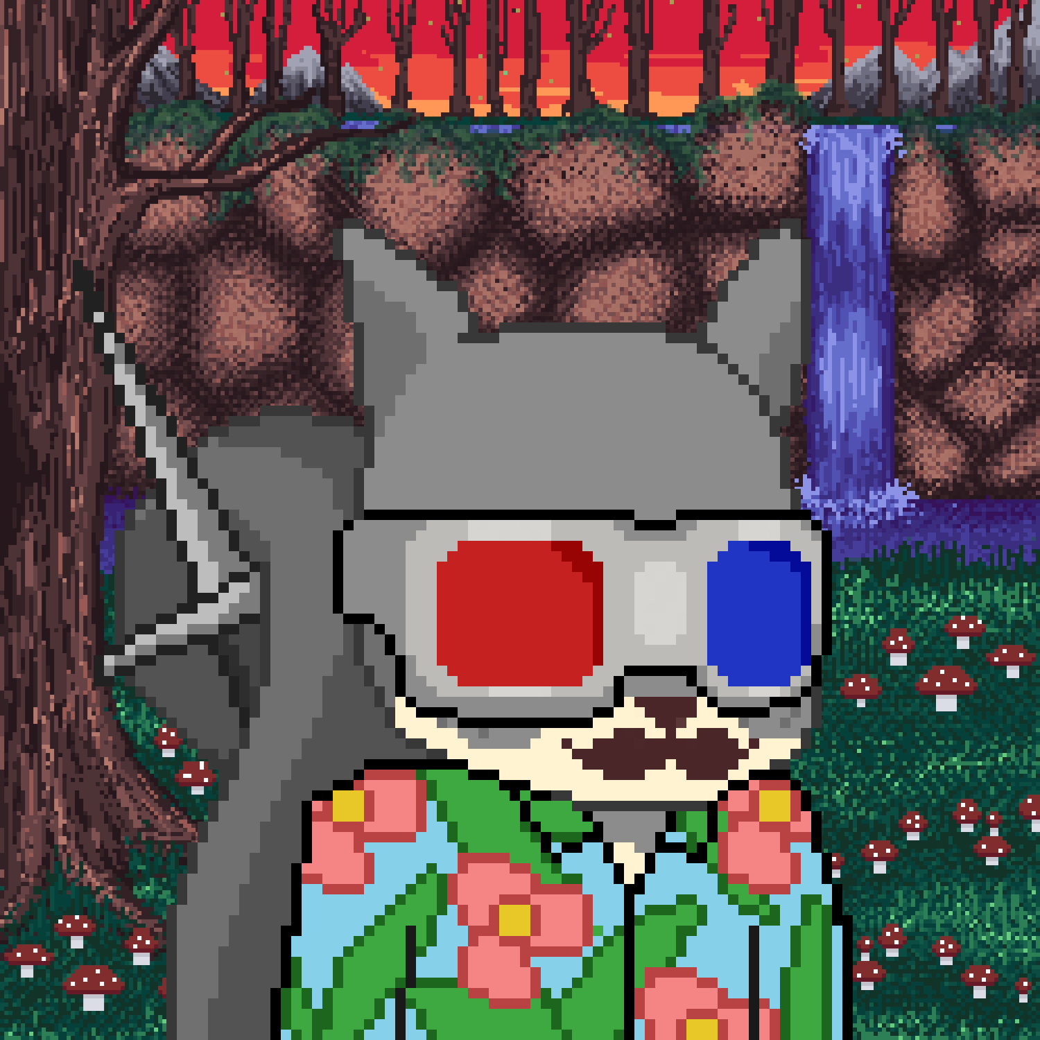 Pixel Squirrels #5636 NFT on Algorand