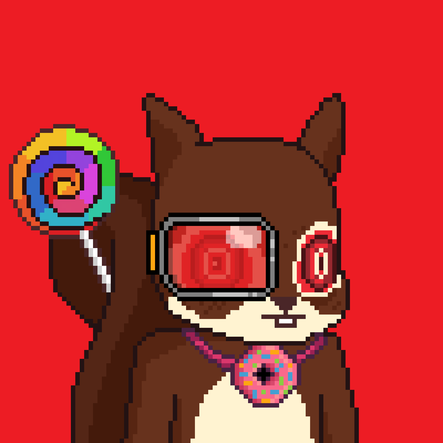 Pixel Squirrels #5861 NFT on Algorand