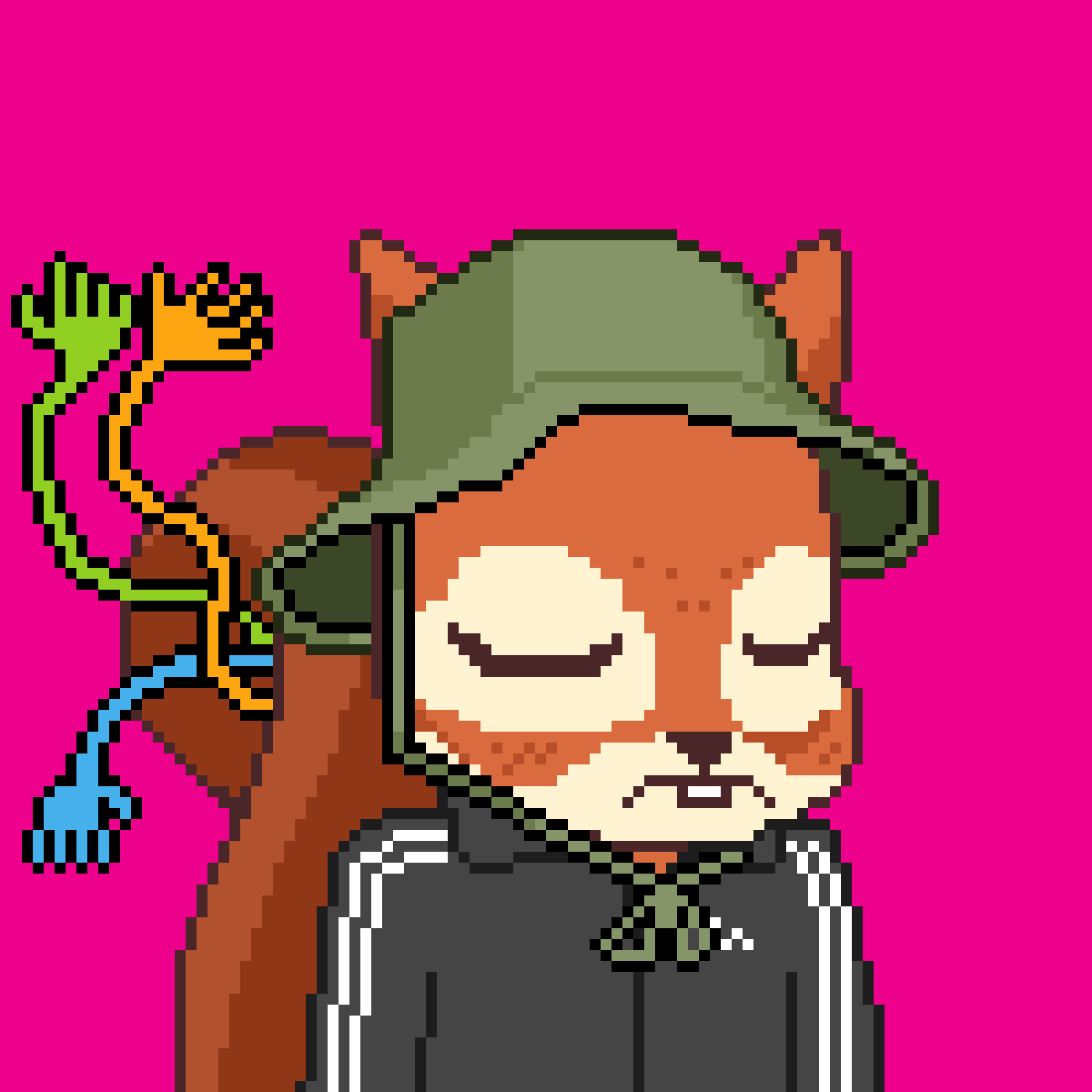 Pixel Squirrels #5864 NFT on Algorand