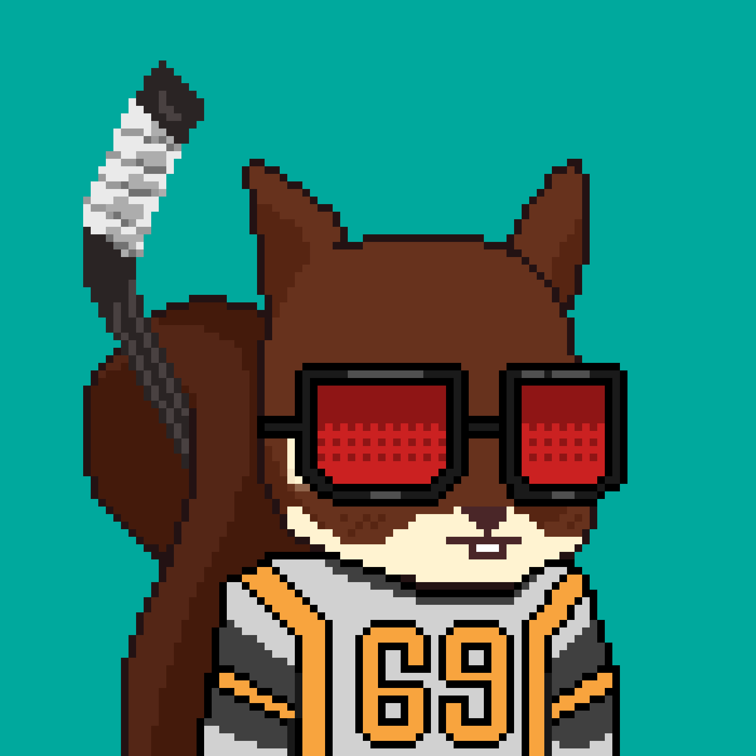 Pixel Squirrels #5923 NFT on Algorand
