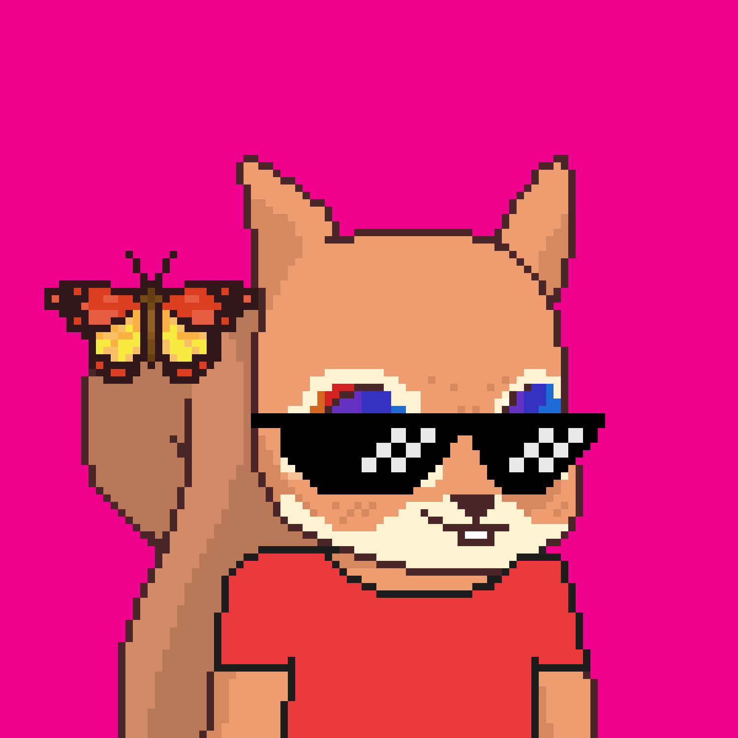 Pixel Squirrels #6016 NFT on Algorand