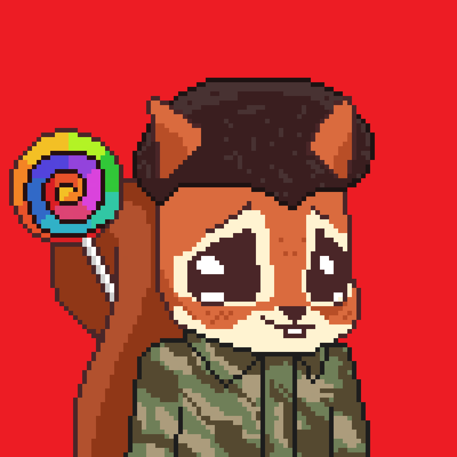 Pixel Squirrels #6156 NFT on Algorand