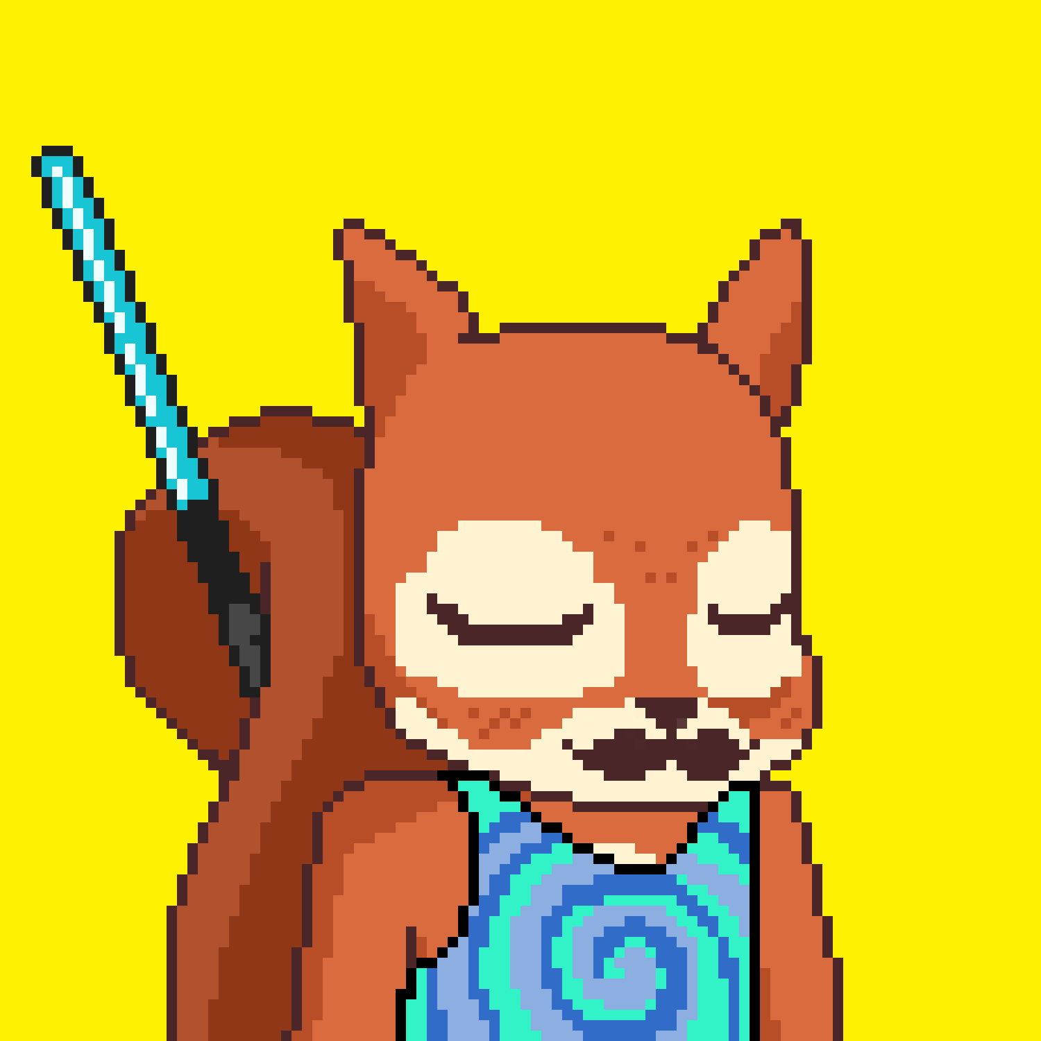 Pixel Squirrels #6172 NFT on Algorand