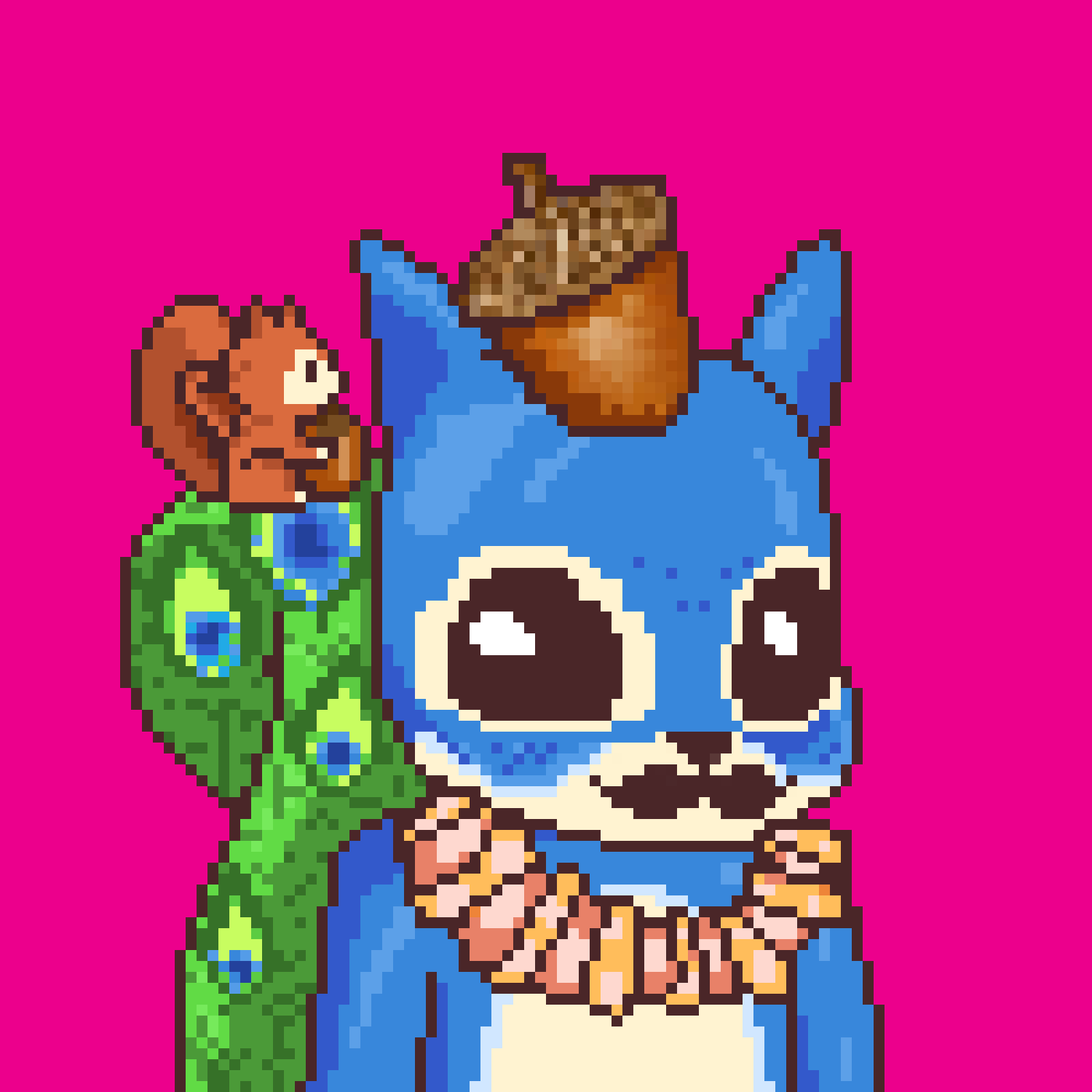 Pixel Squirrels #6436 NFT on Algorand
