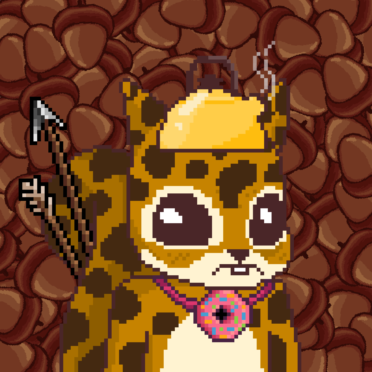 Pixel Squirrels #6684 NFT on Algorand