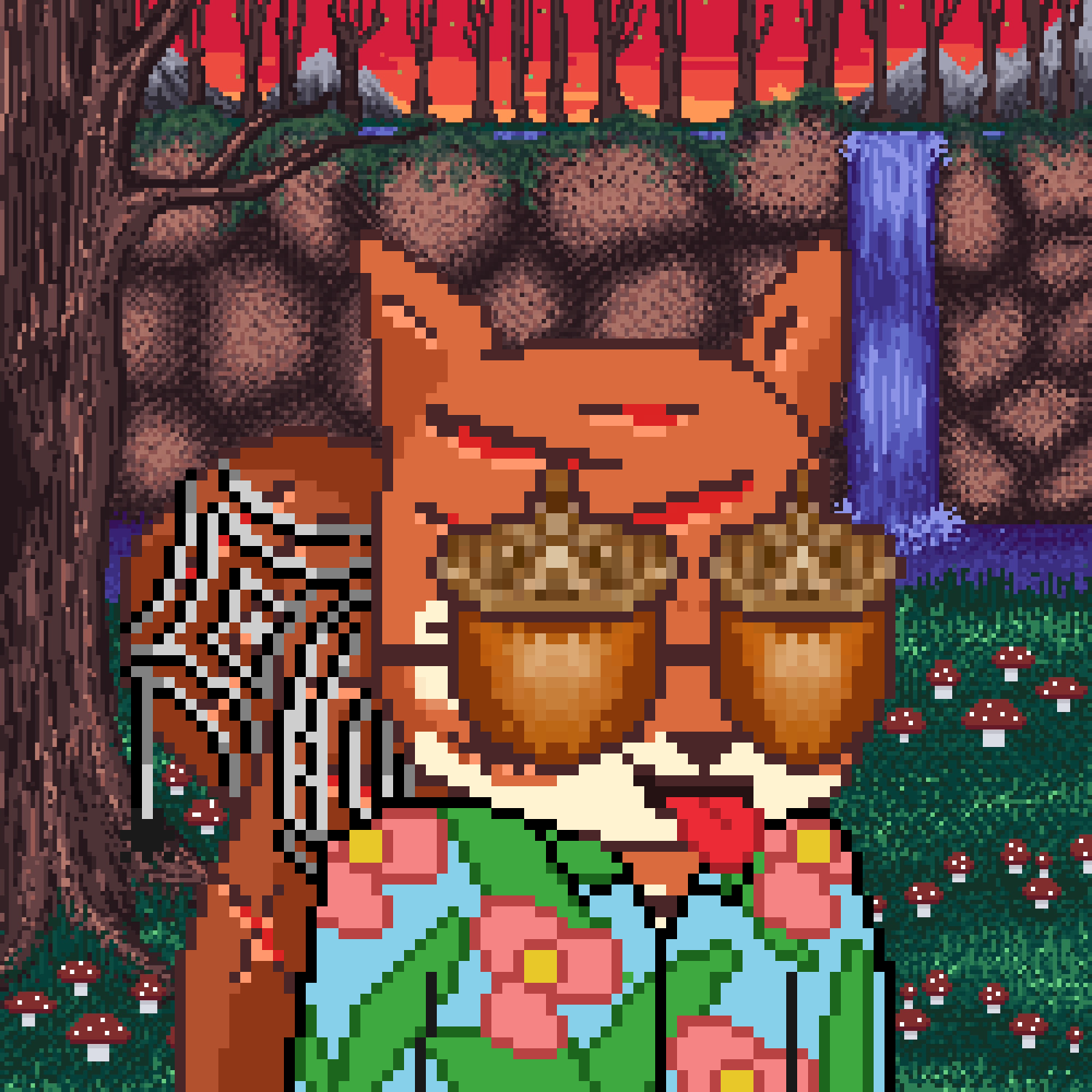 Pixel Squirrels #6734 NFT on Algorand