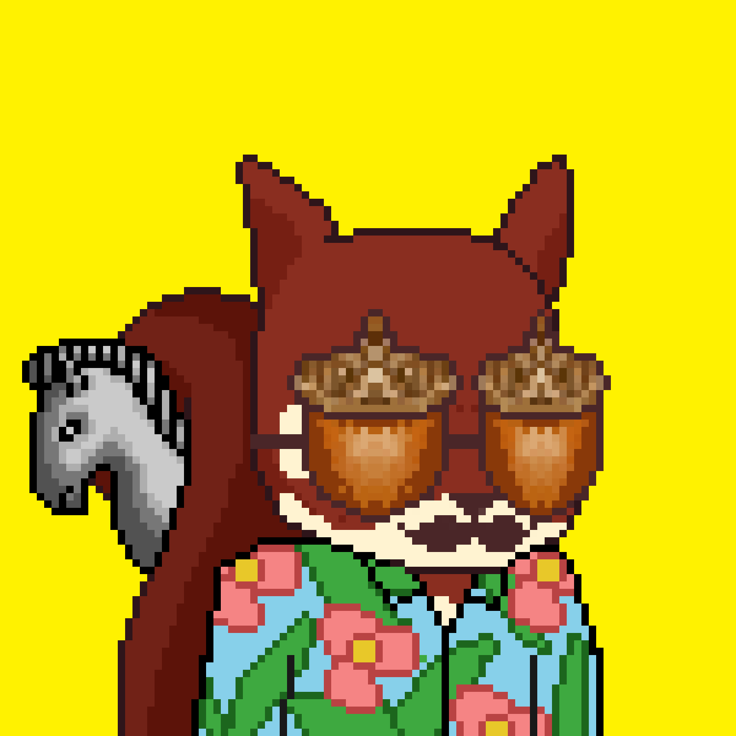 Pixel Squirrels #7132 NFT on Algorand
