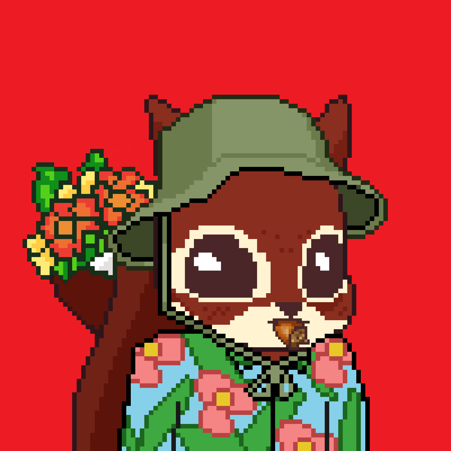 Pixel Squirrels #7241 NFT on Algorand