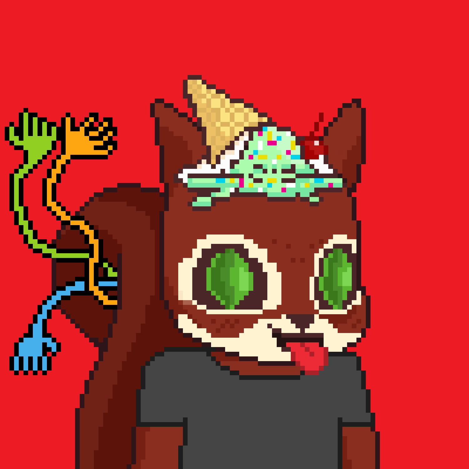 Pixel Squirrels #725 NFT on Algorand