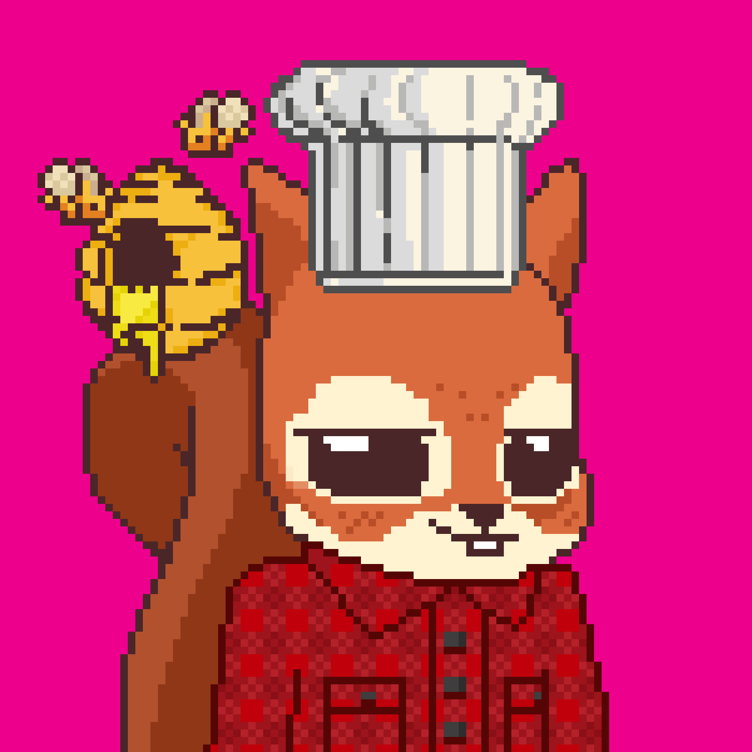 Pixel Squirrels #7600 NFT on Algorand
