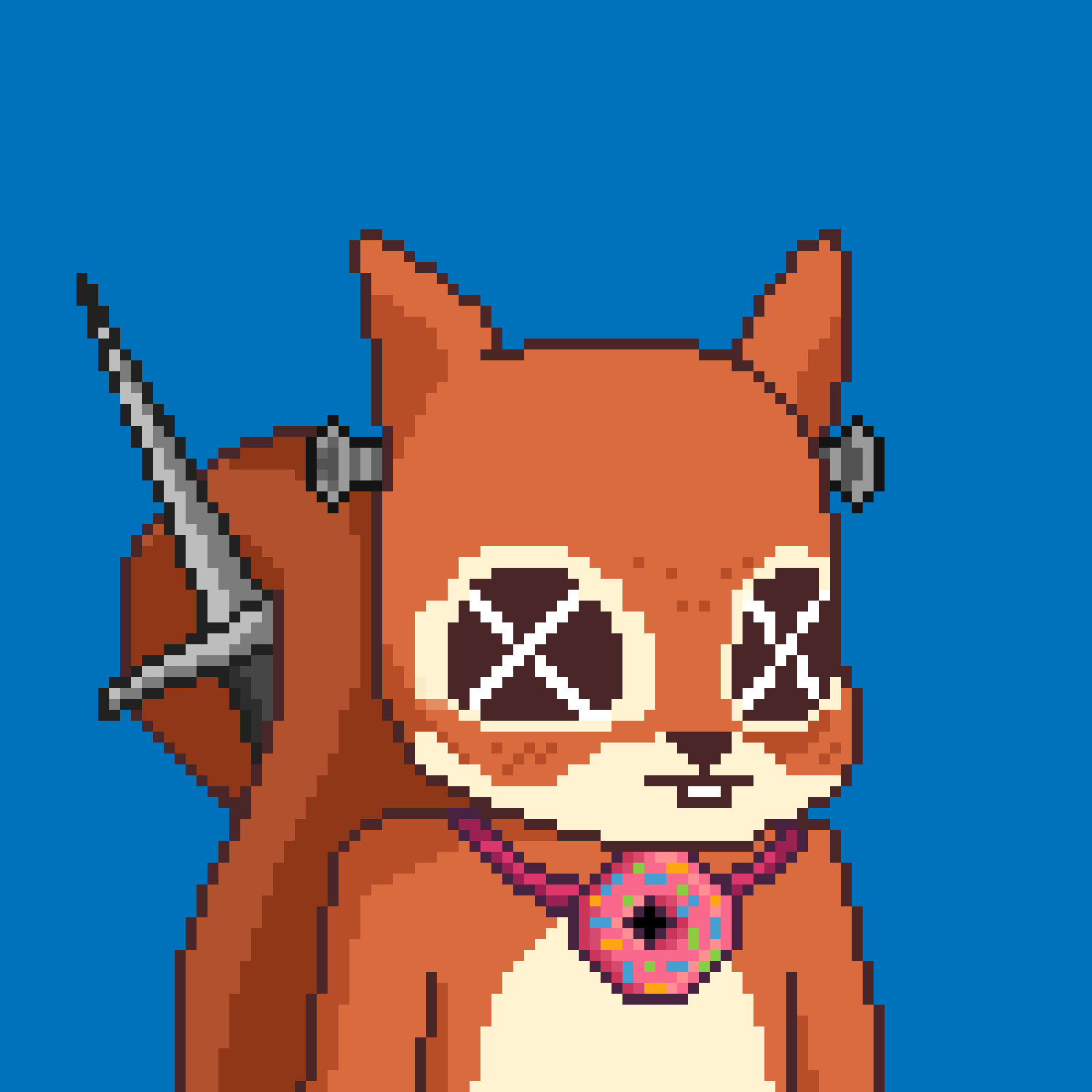 Pixel Squirrels #7607 NFT on Algorand
